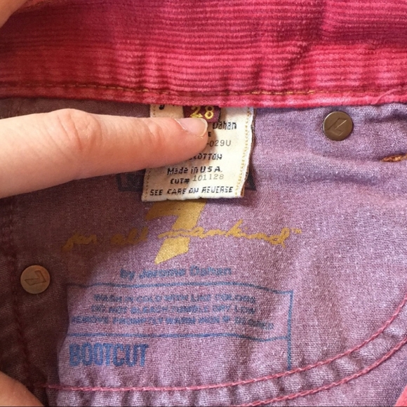 7 For All Mankind Bootcut Corduroy By Jerome Dahan - Picture 4 of 8